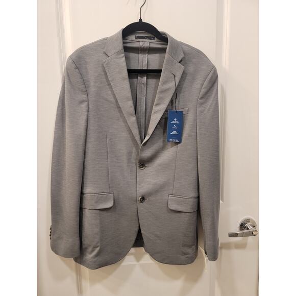 Kenneth Cole Ready Flex Suit Separate Jacket in Light Grey - Picture 2 of 8